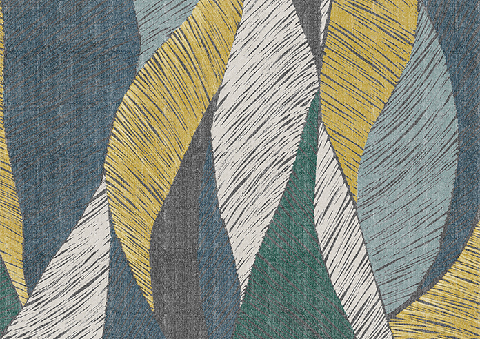 Anthurium, Teal - Made to Measure Curtains - Image 8